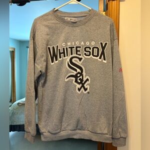 Chic Gray Chicago White Sox Crewneck Sweater